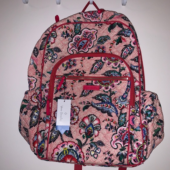 Vera Bradley Handbags - Vera Bradley Campus Backpack Pink Paisley
